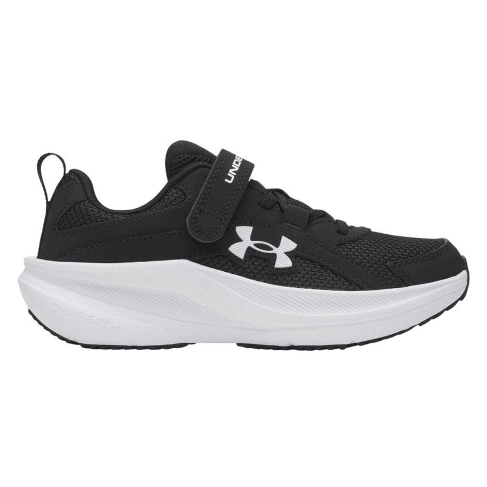 Under Armour Childrens/Kids Assert 11 Hook and Loop Sneakers / Black/White